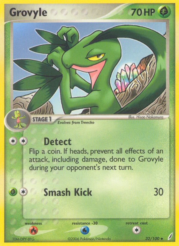 Grovyle (32/100) [EX: Crystal Guardians] 