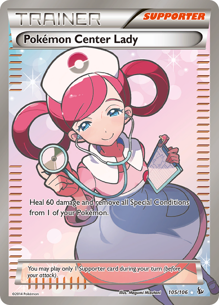 Pokemon Center Lady (105/106) [XY: Flashfire] 