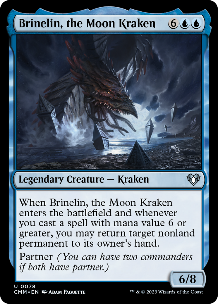 Brinelin, the Moon Kraken [Commander Masters] 