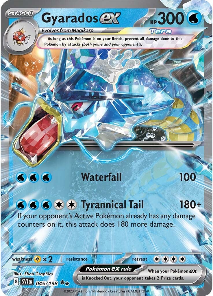 Gyarados ex (045/198) [Scarlet & Violet: Base Set] 