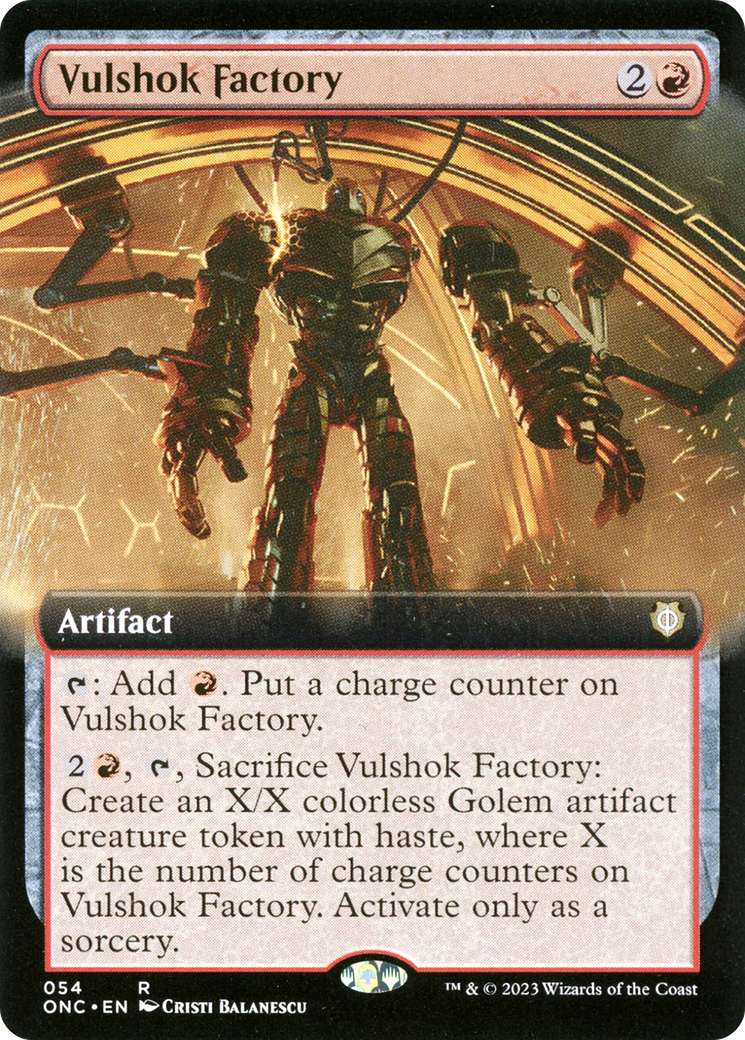 Vulshok Factory (Extended Art) [Phyrexia: All Will Be One Commander] 