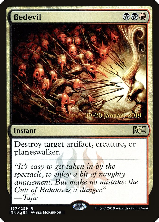 Bedevil [Ravnica Allegiance Prerelease Promos] 