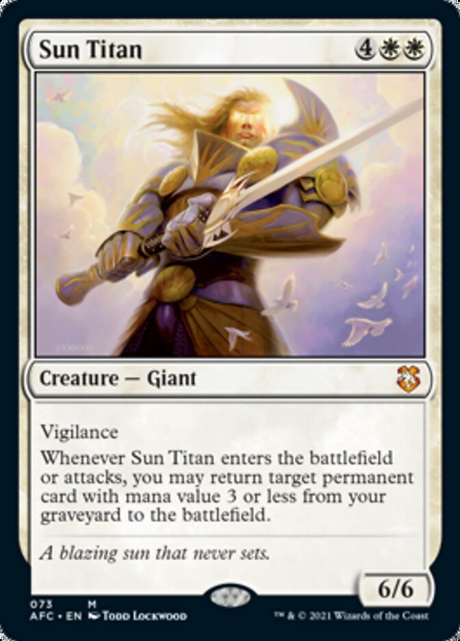 Sun Titan [Dungeons & Dragons: Adventures in the Forgotten Realms Commander] 