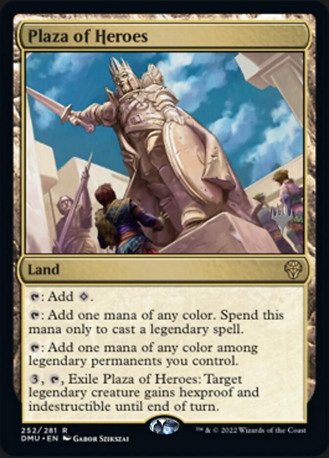 Plaza of Heroes (Promo Pack) [Dominaria United Promos] 