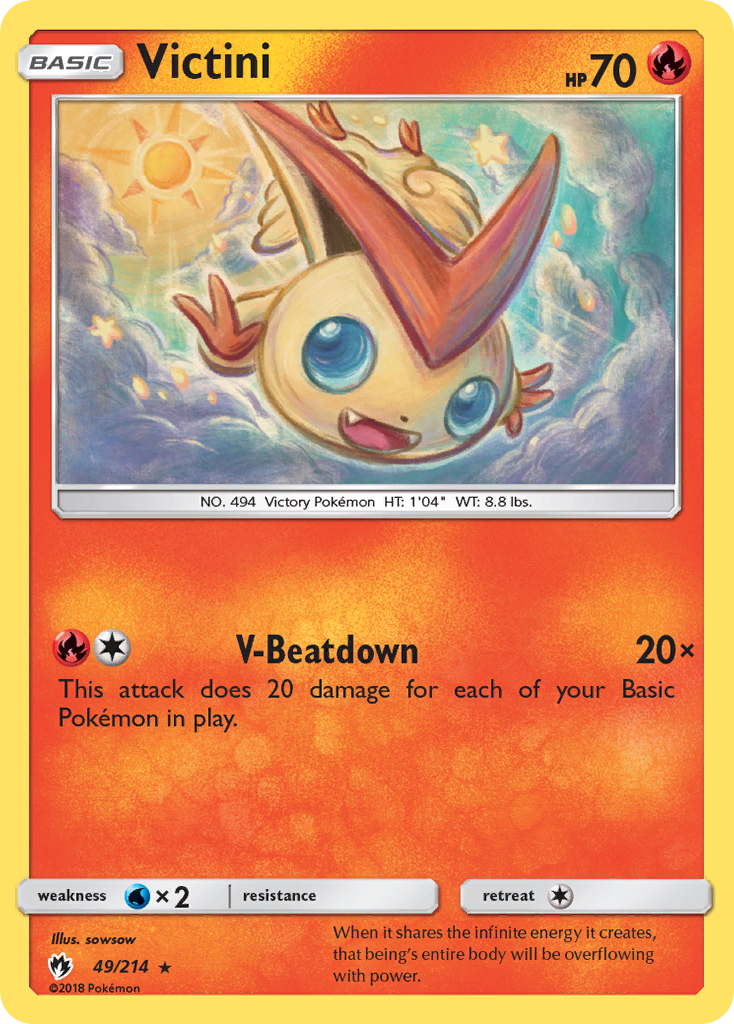 Victini (49/214) [Sun & Moon: Lost Thunder]