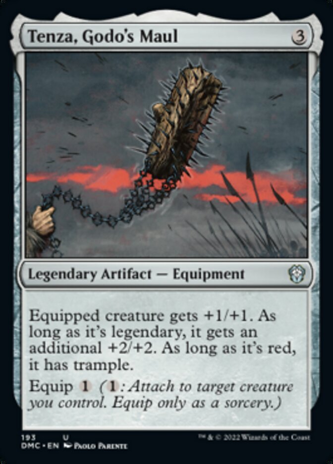 Tenza, Godo's Maul [Dominaria United Commander] 