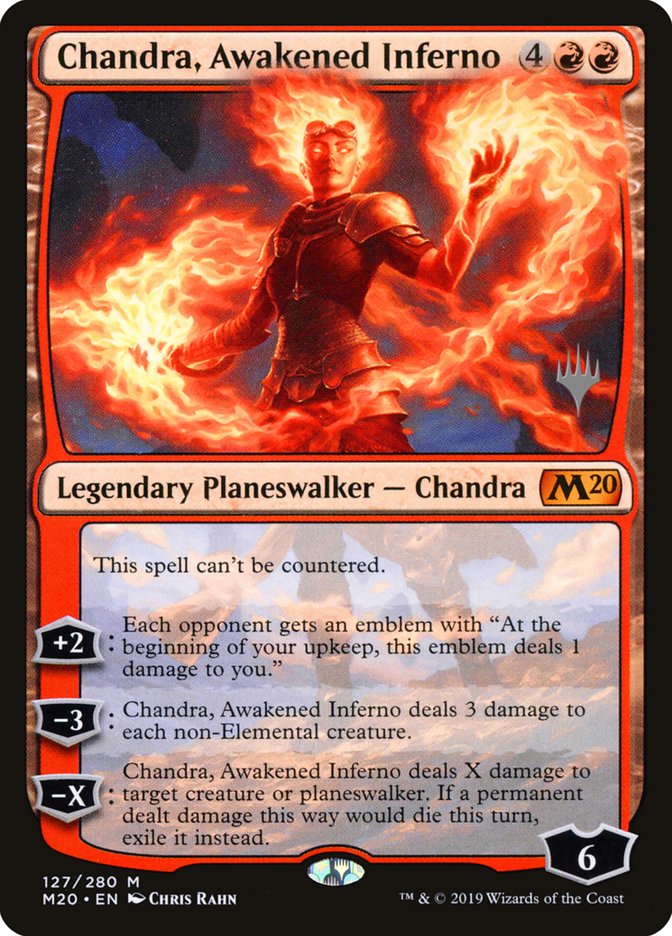 Chandra, Awakened Inferno (Promo Pack) [Core Set 2020 Promos] 