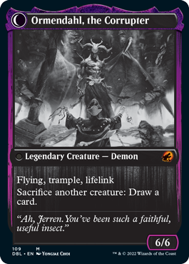 Jerren, Corrupted Bishop // Ormendahl, the Corrupted [Innistrad: Double Feature] 