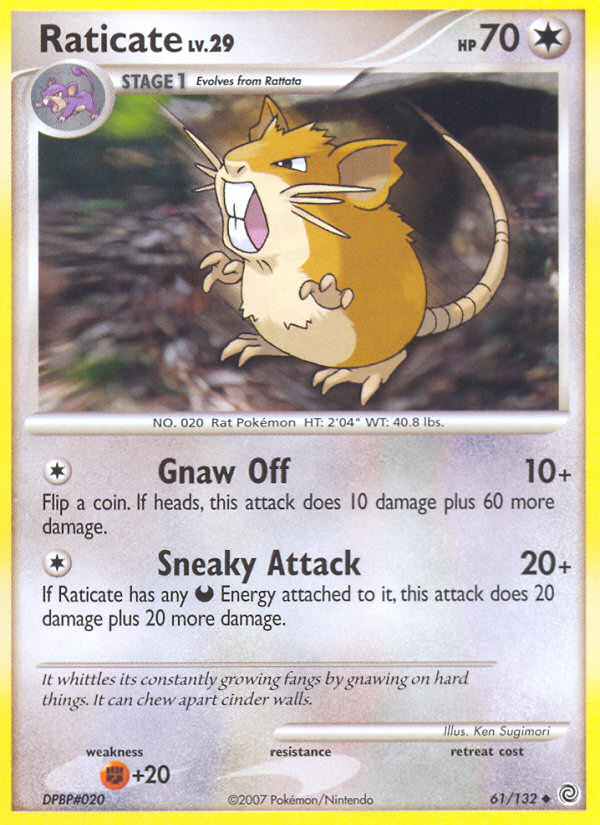 Raticate (61/132) [Diamond &amp; Pearl: Secret Wonders] 