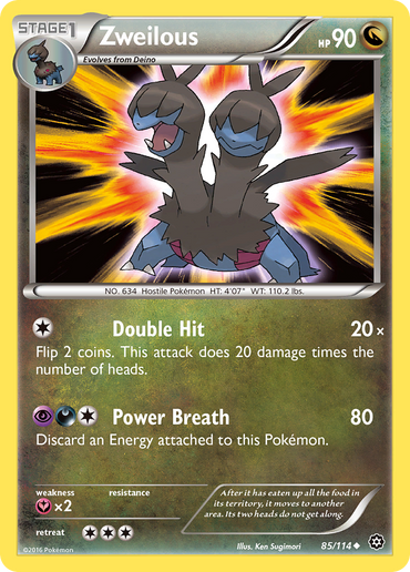 Zweilous (85/114) [XY: Steam Siege] 