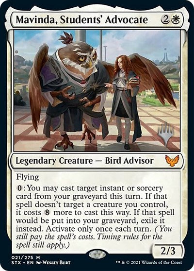 Mavinda, Students' Advocate (Promo Pack) [Strixhaven: School of Mages Promos] 