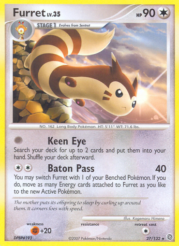 Furret (27/132) [Diamond & Pearl: Secret Wonders]