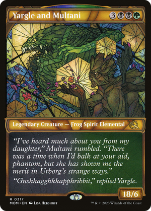 Yargle and Multani (Showcase Planar Booster Fun) [March of the Machine] 