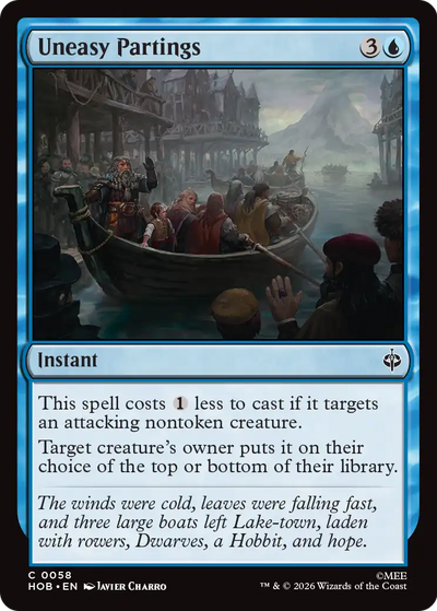 Uneasy Partings [The Hobbit]