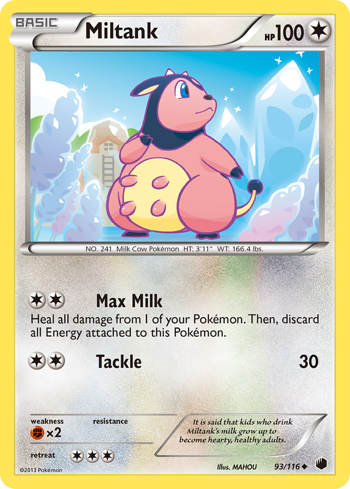 Miltank (93/116) [Black &amp; White: Plasma Freeze] 