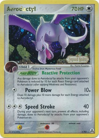 Aerodactyl (1/92) (Stamped) [EX: Legend Maker] 