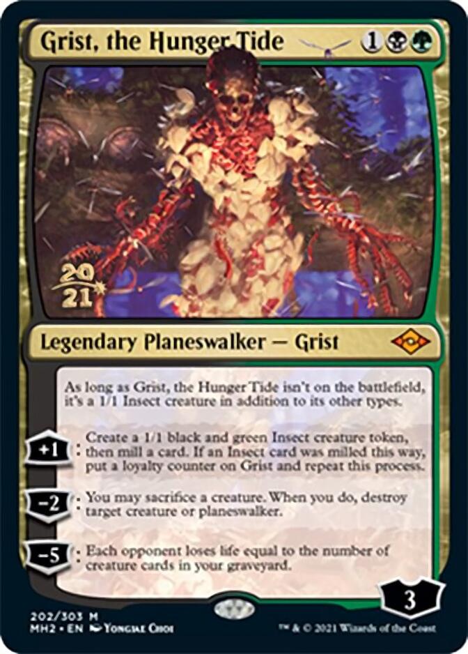 Grist, the Hunger Tide [Modern Horizons 2 Prerelease Promos] 