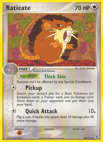 Raticate (48/112) [EX: FireRed & LeafGreen] 