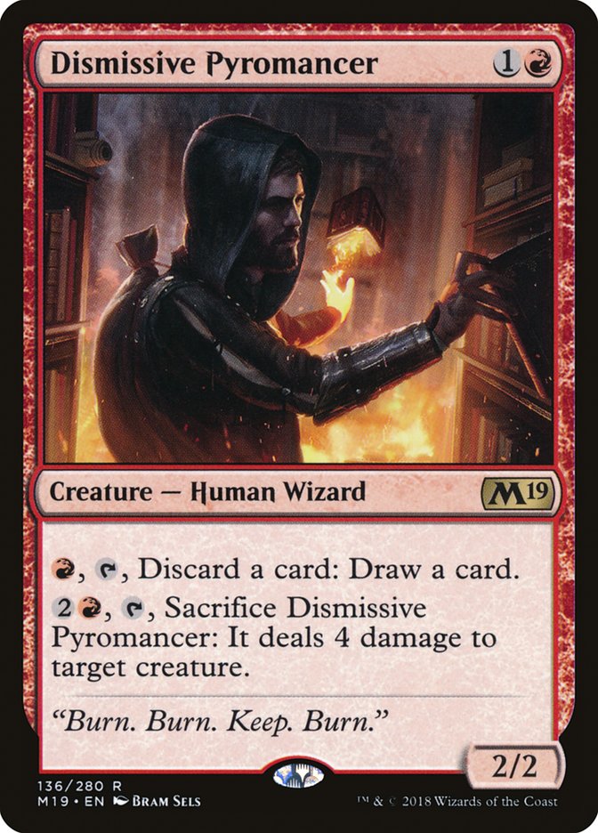 Dismissive Pyromancer [Core Set 2019] 