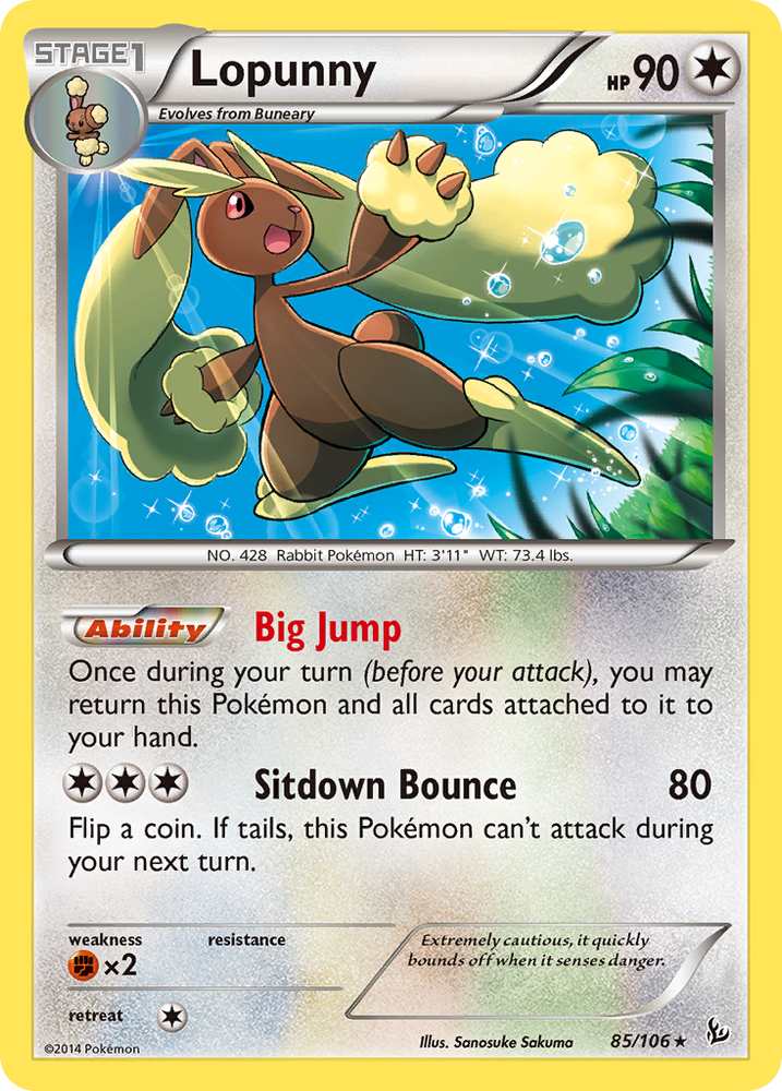 Lopunny (85/106) [XY: Flashfire] 