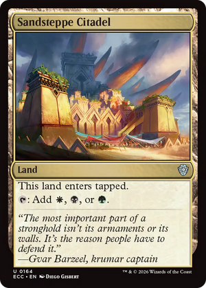 Sandsteppe Citadel [Lorwyn Eclipsed Commander]