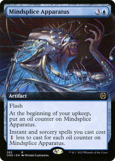 Mindsplice Apparatus (Extended Art) [Phyrexia: All Will Be One] 