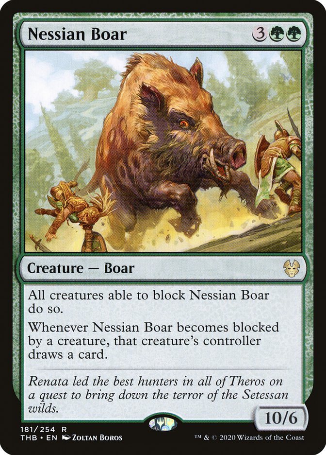 Nessian Boar [Theros Beyond Death] 