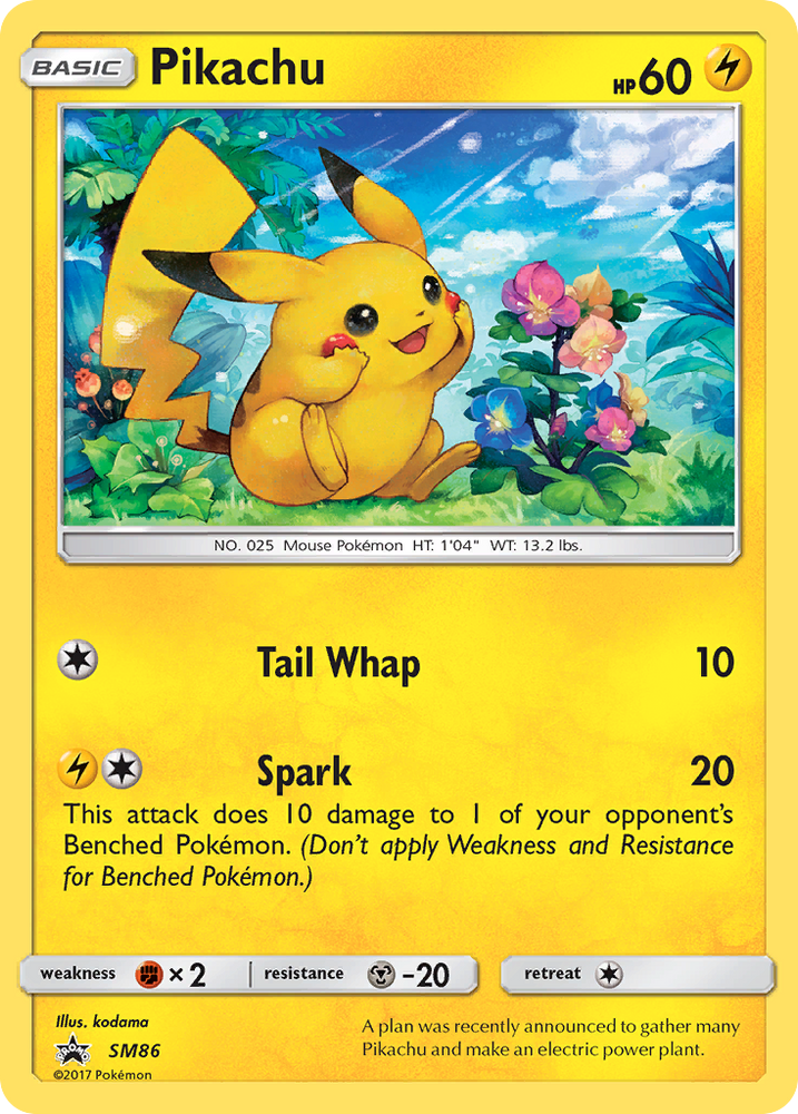 Pikachu (SM86) [Sun &amp; Moon: Black Star Promos] 