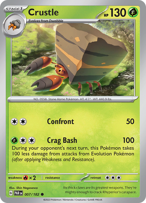Crustle (007/182) [Scarlet &amp; Violet: Paradox Rift] 