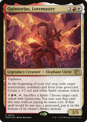 Quintorius, Loremaster [March of the Machine] 