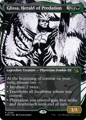 Glissa, Herald of Predation (Showcase Planar Booster Fun) [March of the Machine] 