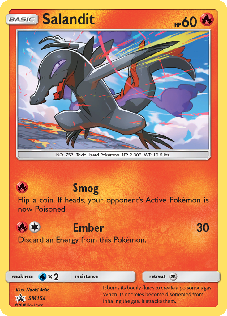 Salandit (SM154) [Sun & Moon: Black Star Promos] 