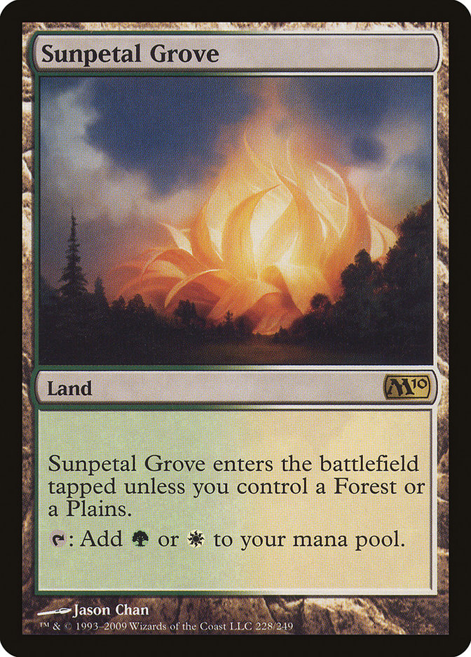 Sunpetal Grove [Magic 2010] 