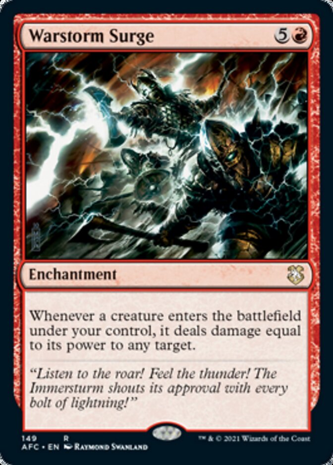 Warstorm Surge [Dungeons &amp; Dragons: Adventures in the Forgotten Realms Commander] 