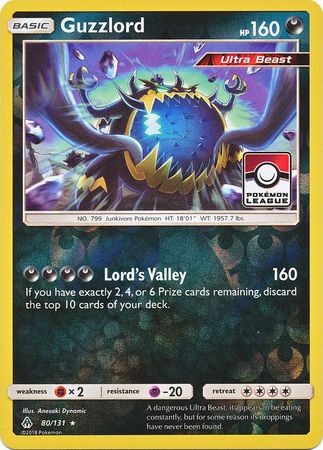 Guzzlord (80/131) (League Promo) [Sun &amp; Moon: Forbidden Light] 