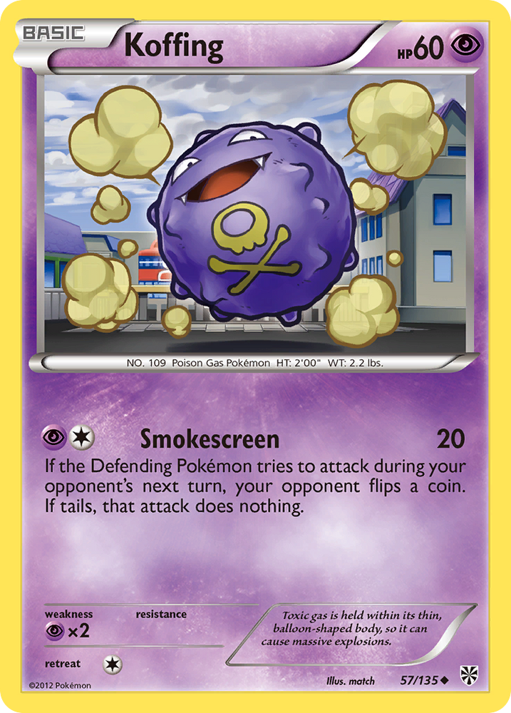 Koffing (57/135) [Black &amp; White: Plasma Storm] 