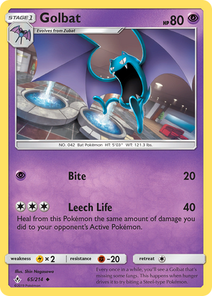 Golbat (65/214) [Sun &amp; Moon: Unbroken Bonds] 