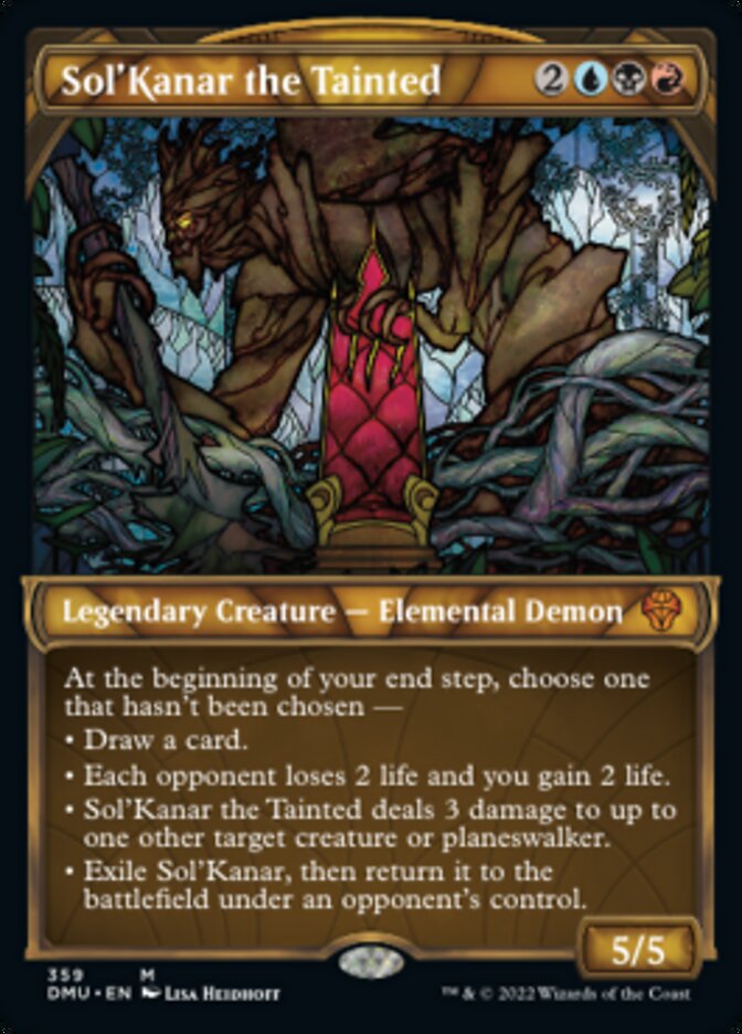 Sol'Kanar the Tainted (Showcase Textured) [Dominaria United] 