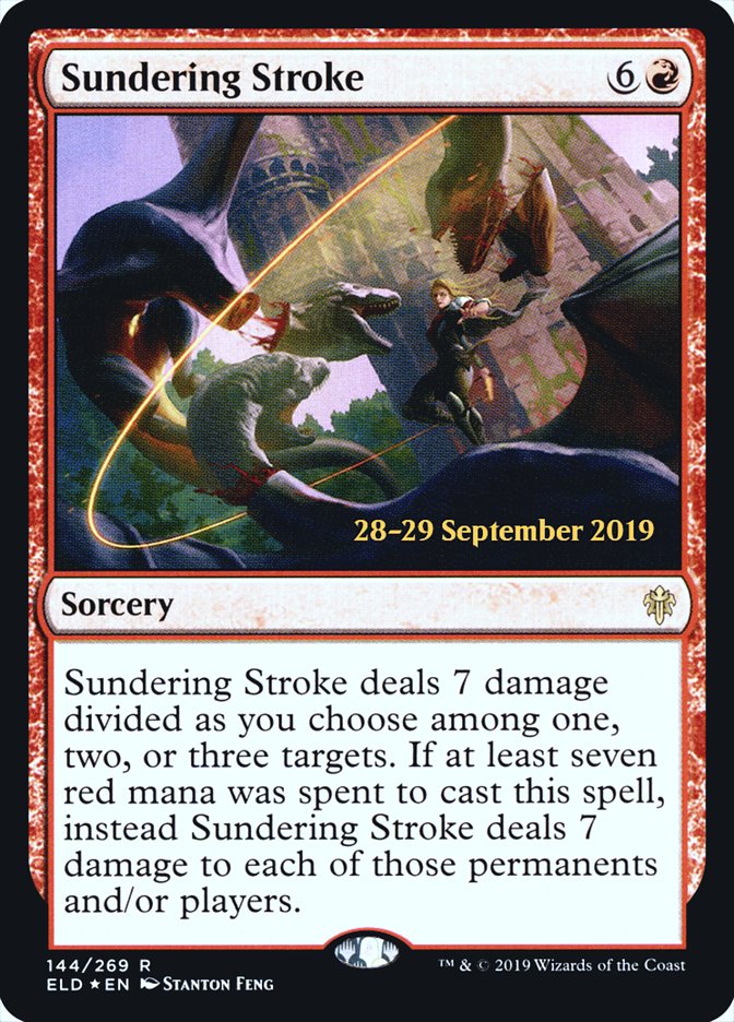 Sundering Stroke [Throne of Eldraine Prerelease Promos] 