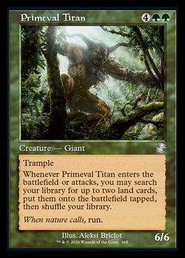 Primeval Titan (Timeshifted) [Time Spiral Remastered] 