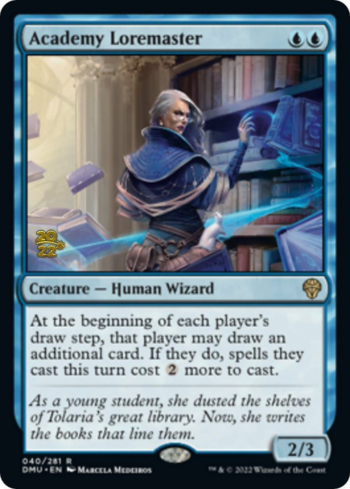 Academy Loremaster [Dominaria United Prerelease Promos] 