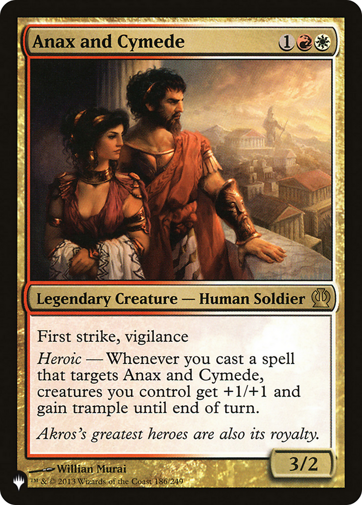 Anax and Cymede [The List] 