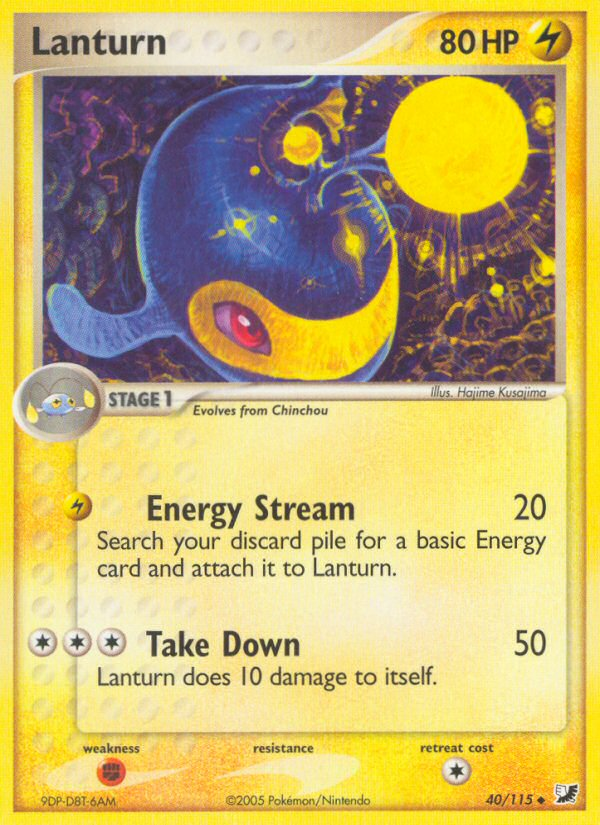 Lanturn (40/115) [EX: Unseen Forces] 