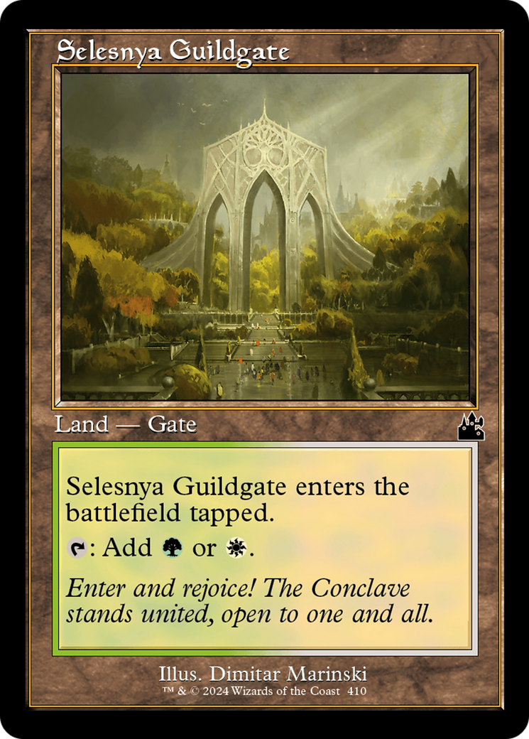 Selesnya Guildgate (Retro Frame) [Ravnica Remastered]