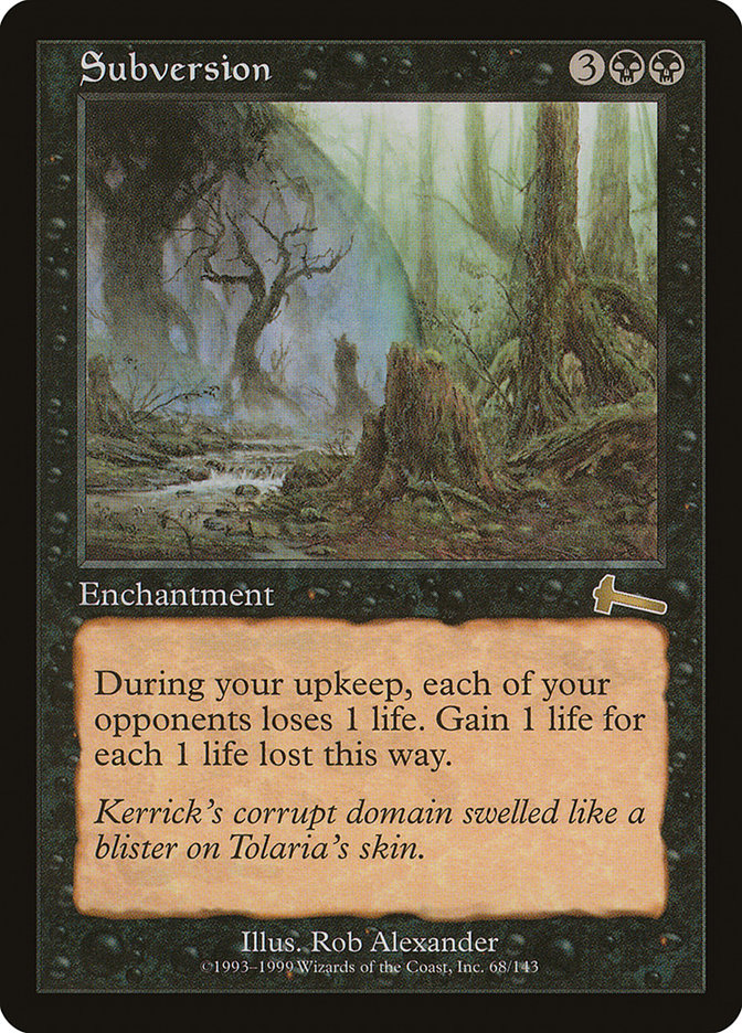 Subversion [Urza's Legacy] 