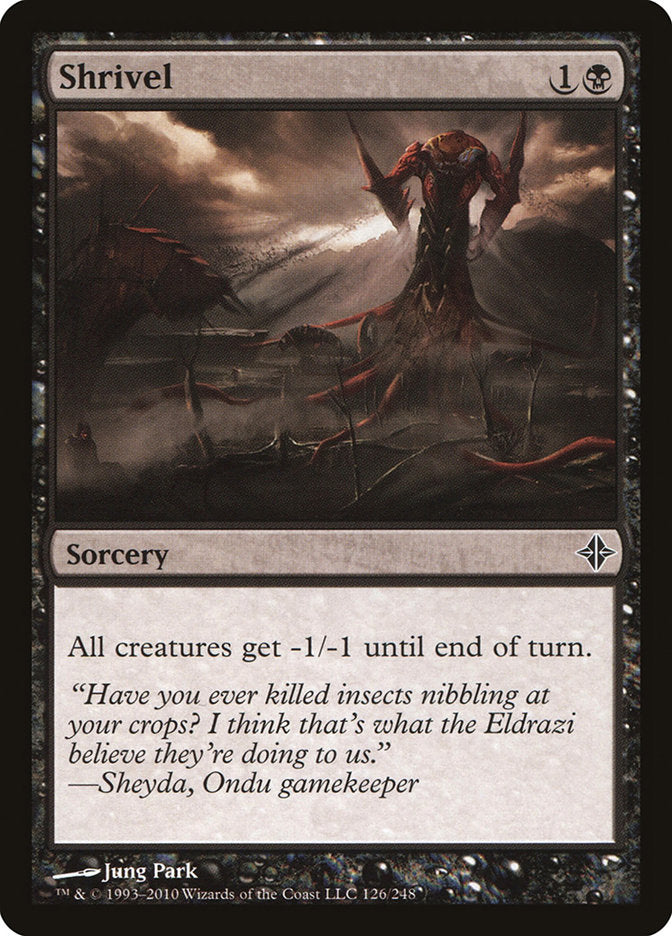 Shrivel [Rise of the Eldrazi] 