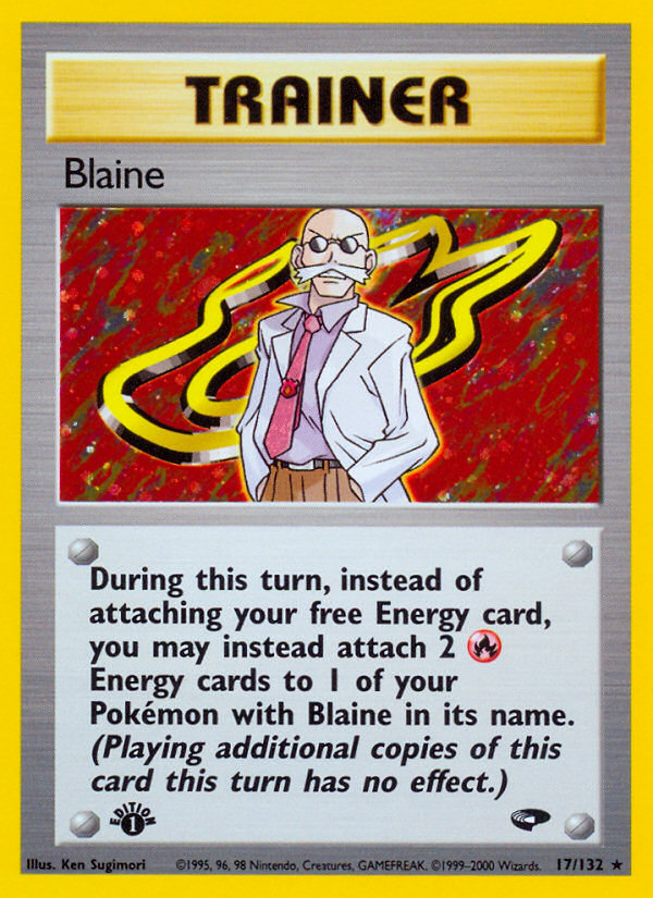 Blaine (17/132) [Gym Challenge 1st Edition] 