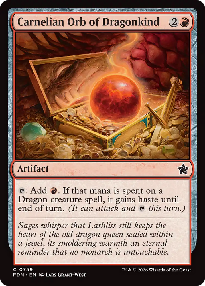 Carnelian Orb of Dragonkind (0759) [Foundations]