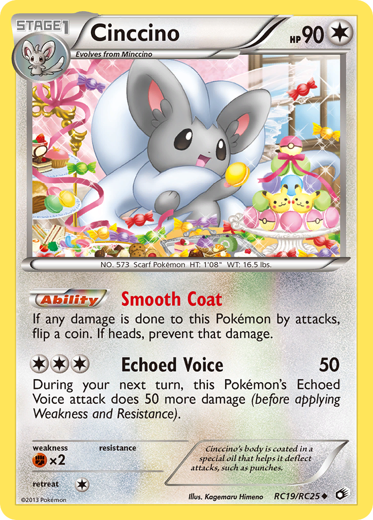 Cinccino (RC19/RC25) [Black & White: Legendary Treasures] 