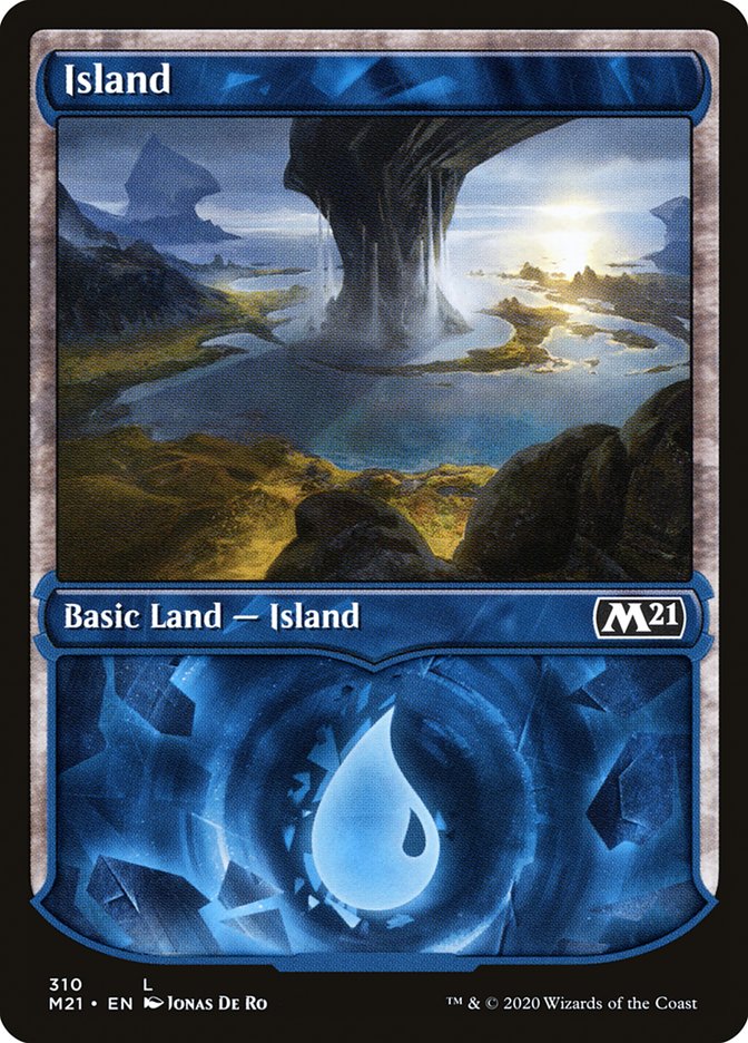 Island (310) (Showcase) [Core Set 2021]